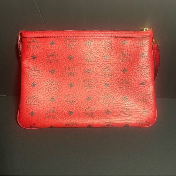 EUC Red MCM Tote and Pouch Bundle - Picture 11 of 11